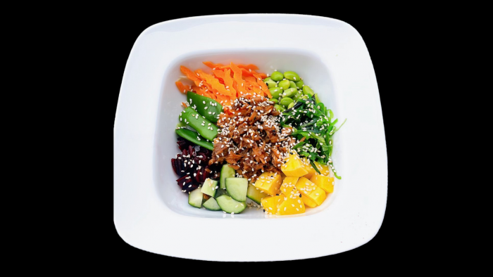 Salmon Teriyaki Pokebowl